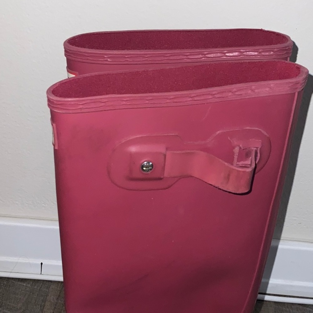 Rust/Dark Pink Hunter Boots - Picture 3 of 5